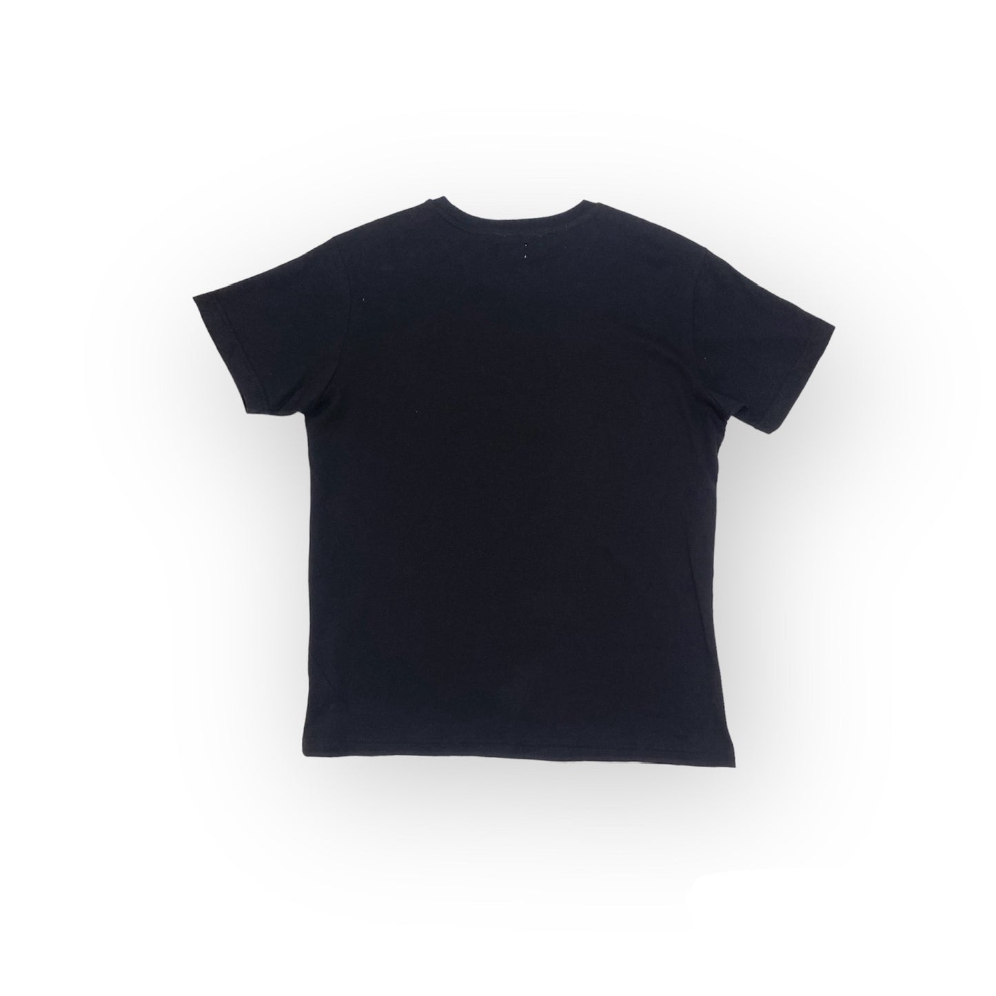 T-Shirt Nera Basic Con Logo Minimalista